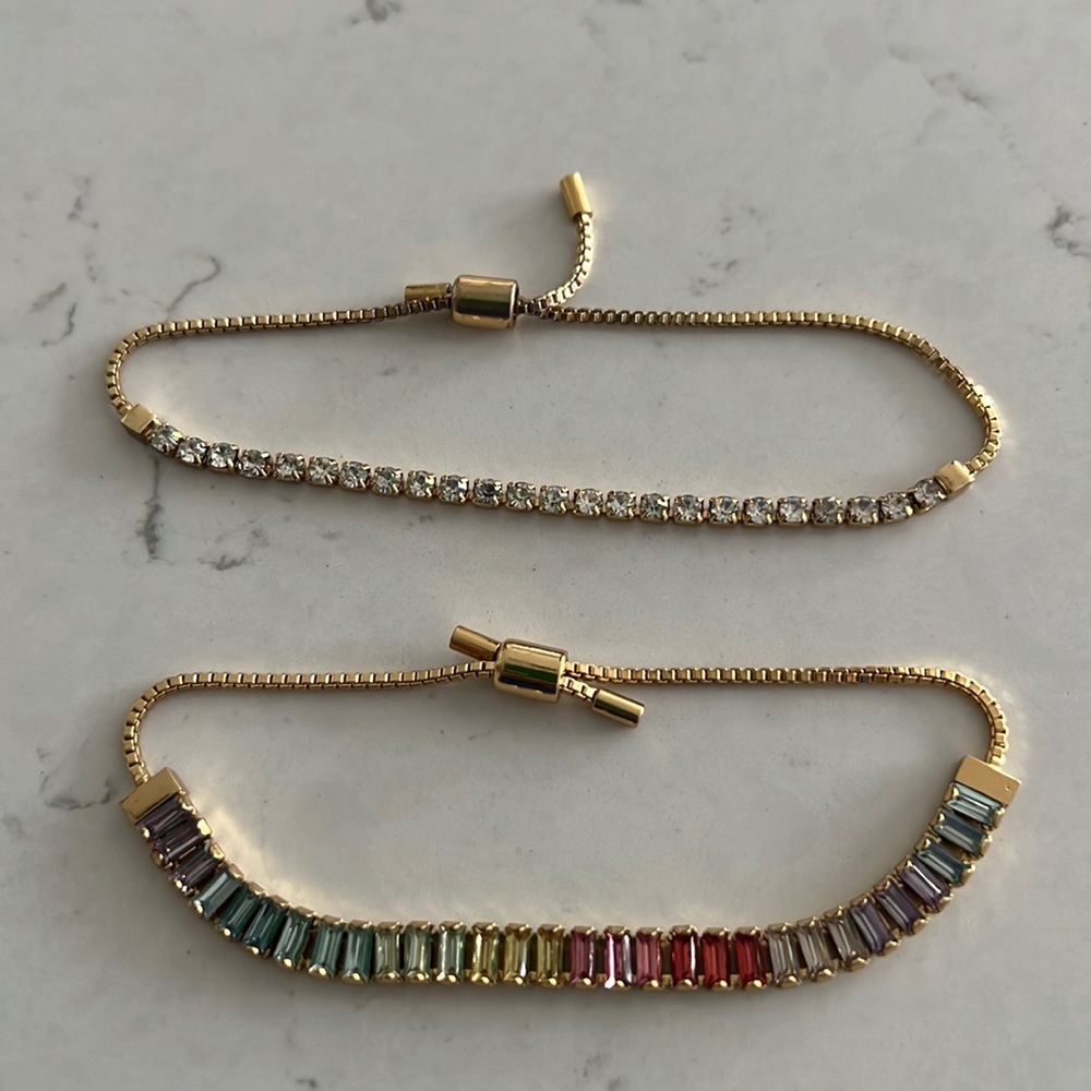 Bauble  Bar pull tie bracelets